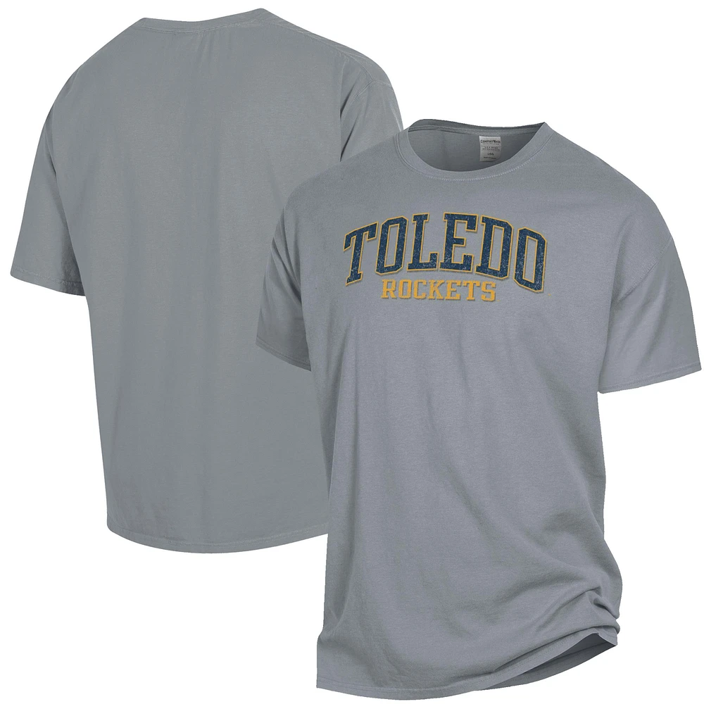 Men's ComfortWash Gray Toledo Rockets Garment Dyed T-Shirt