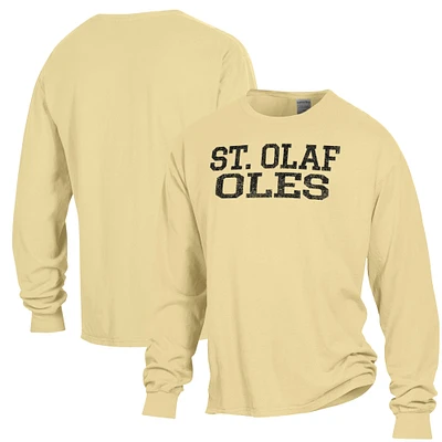 Men's ComfortWash Gold St. Olaf Oles Stack Garment Dyed Long Sleeve T-Shirt