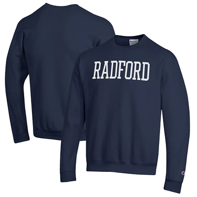 Men's Champion Navy Radford Highlanders Eco Powerblend Crewneck Sweatshirt