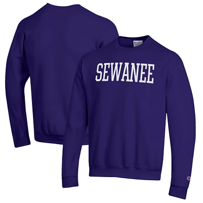 Men's Champion Purple University of the South Tigers Eco Powerblend Crewneck Sweatshirt