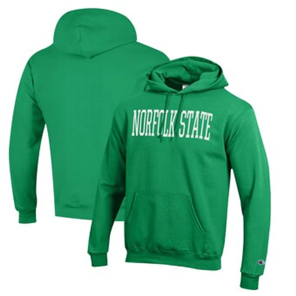 Men's Champion Green Norfolk State Spartans Eco Powerblend Pullover Hoodie