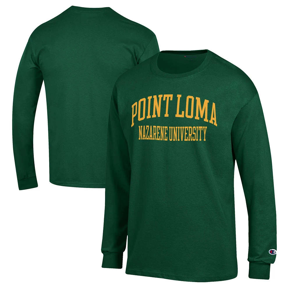 Men's Champion Green Point Loma Sea Lions Jersey Long Sleeve T-Shirt