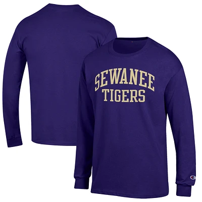 Men's Champion Purple University of the South Tigers Jersey Long Sleeve T-Shirt