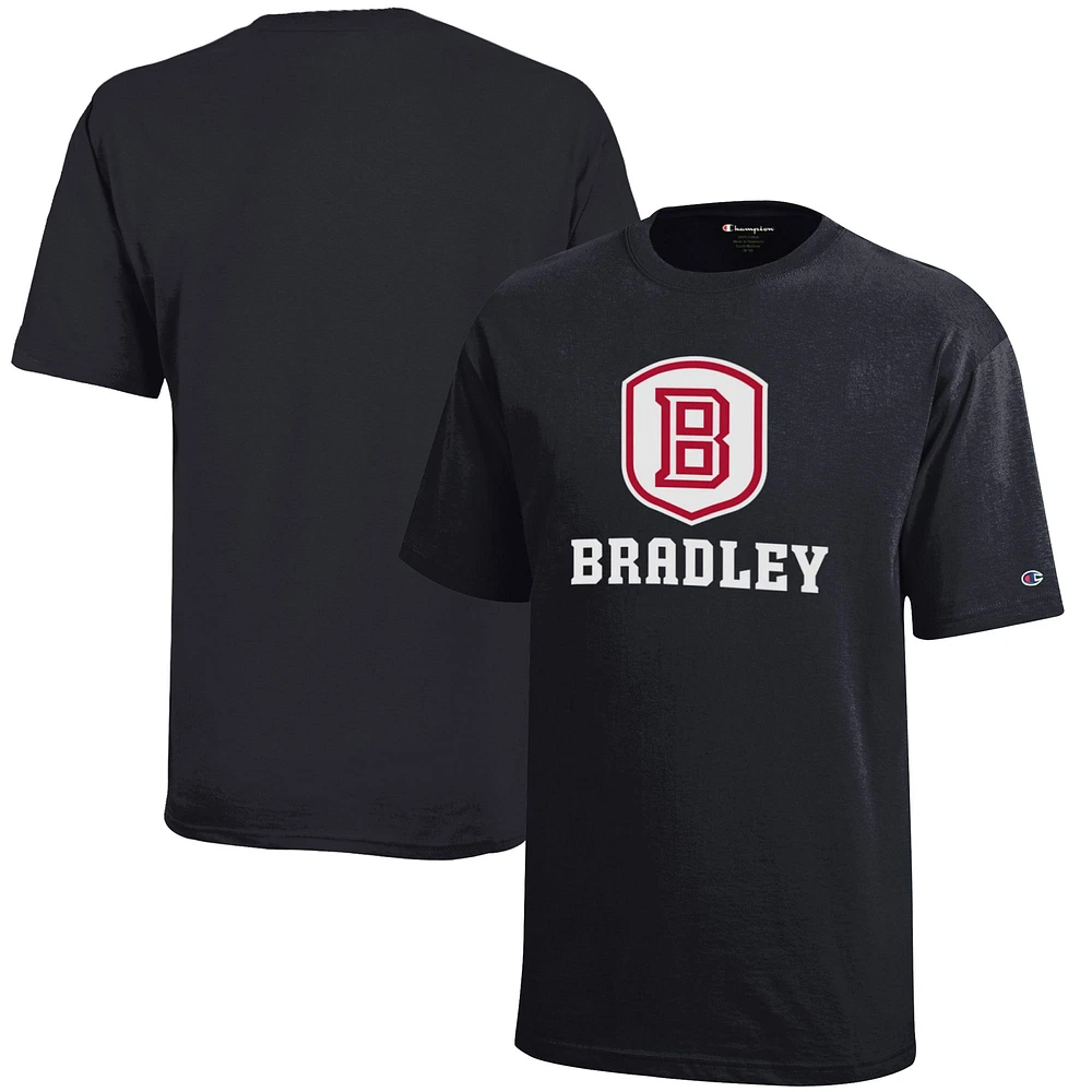 Youth Champion Black Bradley Braves Jersey T-Shirt