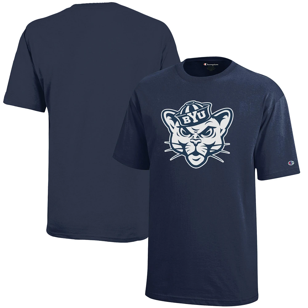 Youth Champion Navy BYU Cougars Jersey T-Shirt