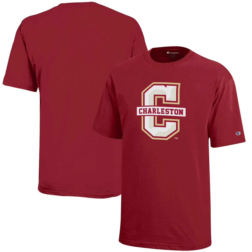 Youth Champion Maroon Charleston Cougars Jersey T-Shirt