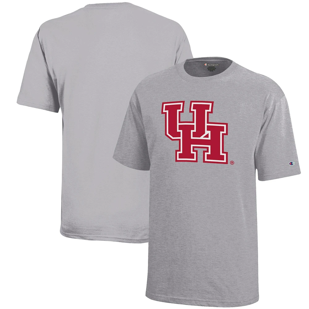 Youth Champion Gray Houston Cougars Jersey T-Shirt