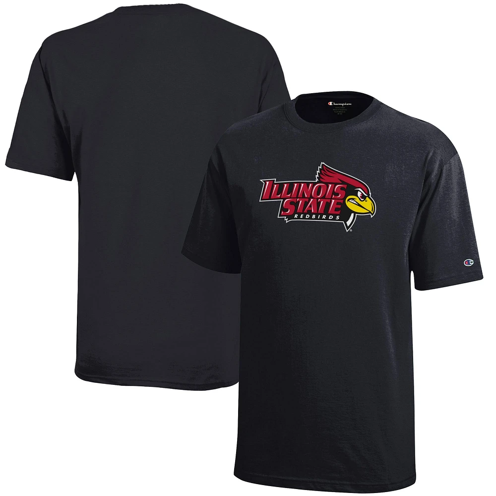Youth Champion Black Illinois State Redbirds Jersey T-Shirt