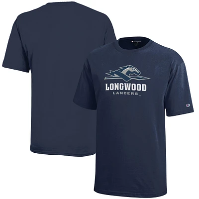 Youth Champion Navy Longwood Lancers Jersey T-Shirt