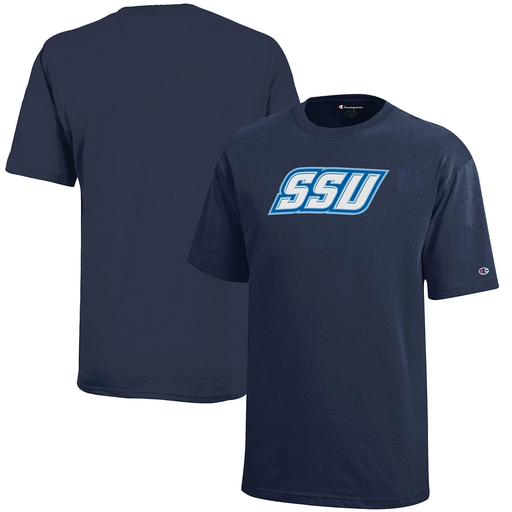 Youth Champion Navy Sonoma State Seawolves Jersey T-Shirt