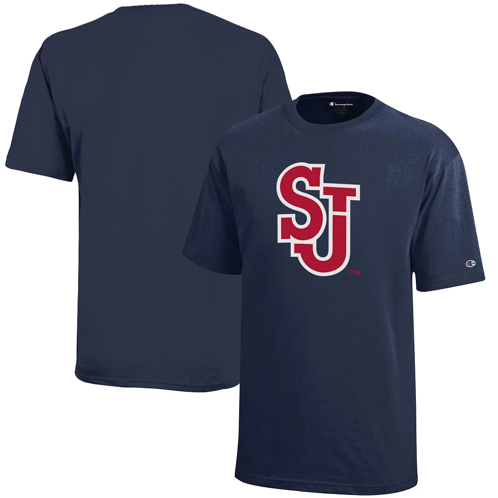 Youth Champion Navy St. John's Red Storm Jersey T-Shirt