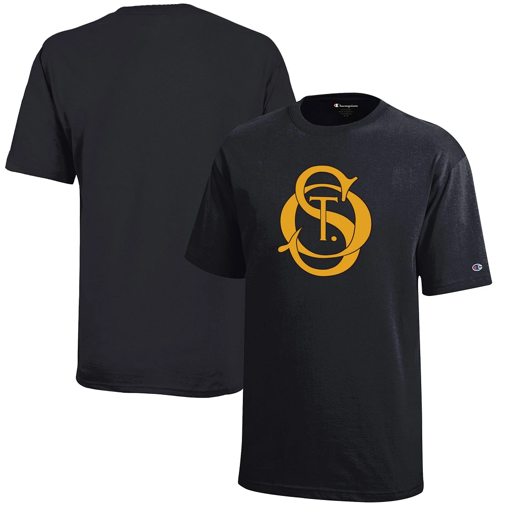 Youth Champion Black St. Olaf Oles Jersey T-Shirt