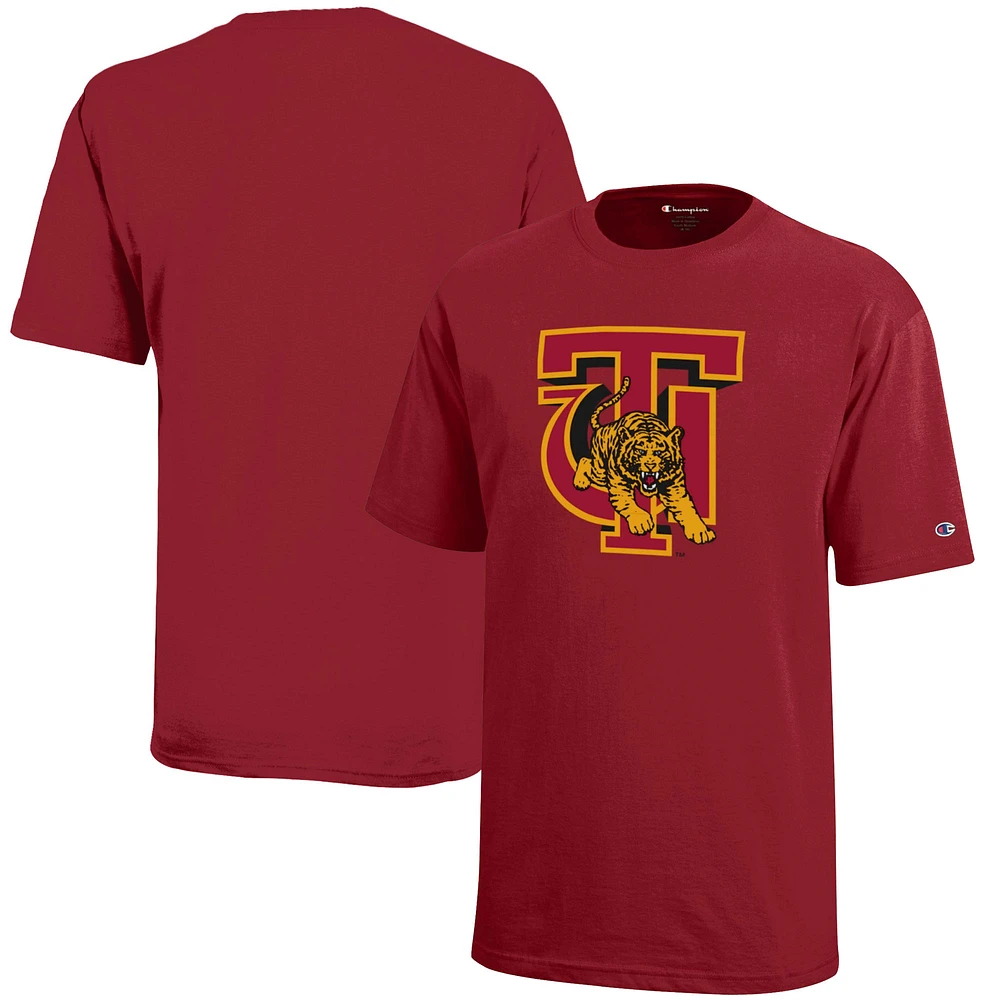 Youth Champion Crimson Tuskegee Golden Tigers Jersey T-Shirt