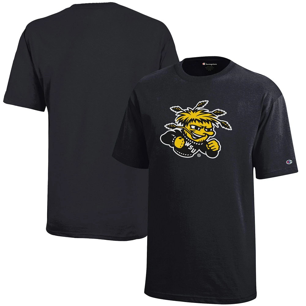 Youth Champion Black Wichita State Shockers Jersey T-Shirt