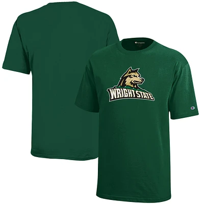 Youth Champion Hunter Green Wright State Raiders Jersey T-Shirt