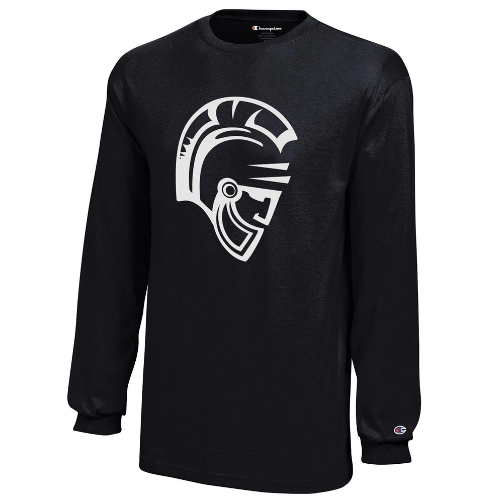 Youth Champion Black Cal State Stanislaus Warriors Jersey Long Sleeve T-Shirt