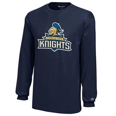 Youth Champion Navy Carleton Knights Jersey Long Sleeve T-Shirt