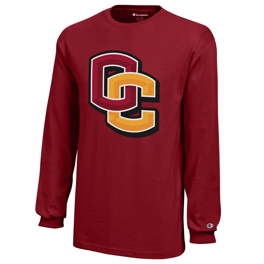 Youth Champion Cardinal Oberlin Yeomen Jersey Long Sleeve T-Shirt