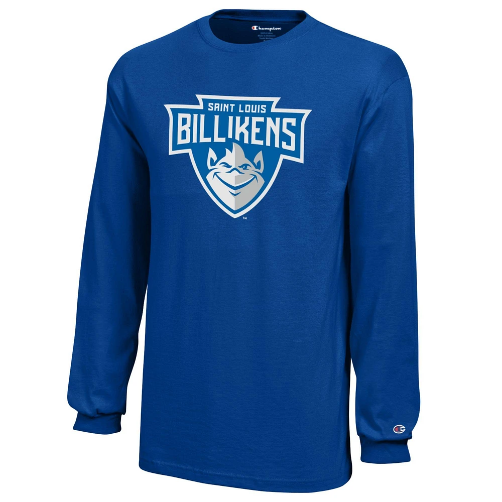 Youth Champion Blue Saint Louis Billikens Jersey Long Sleeve T-Shirt