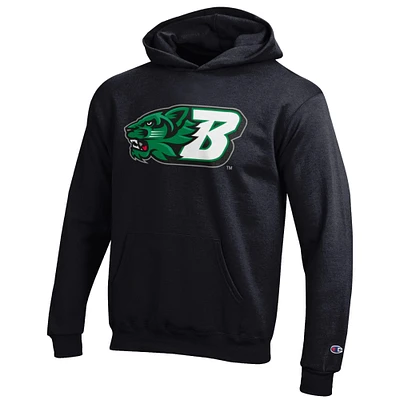 Youth Champion Black Binghamton Bearcats Eco Powerblend Pullover Hoodie