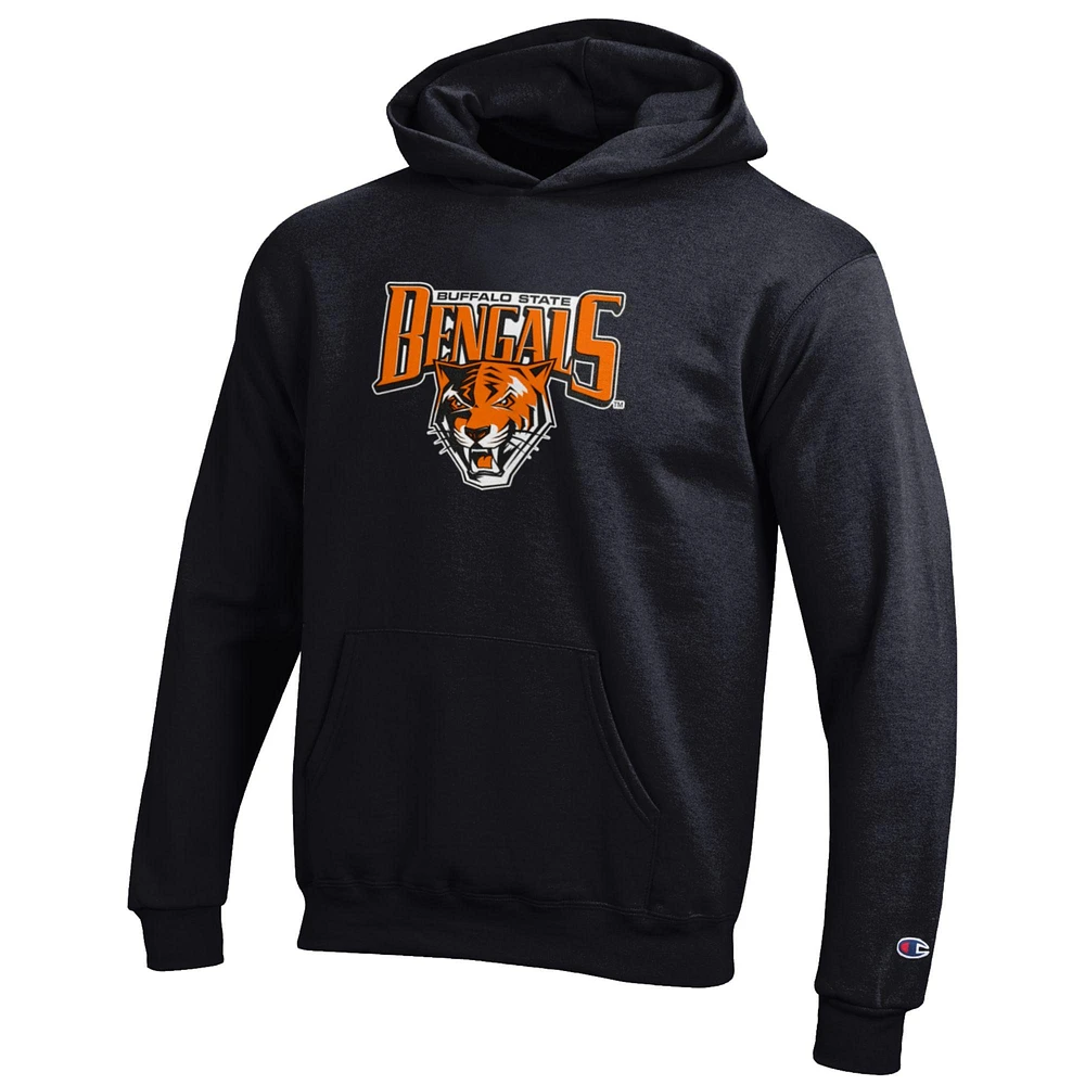 Youth Champion Black Buffalo State Bengals Eco Powerblend Pullover Hoodie
