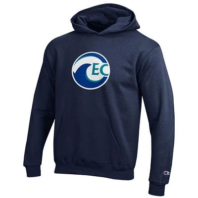 Youth Champion Navy Eckerd Tritons Eco Powerblend Pullover Hoodie