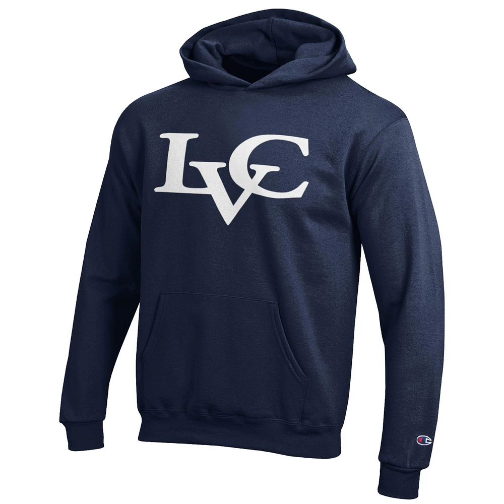 Youth Champion Navy Lebanon Valley Flying Dutchmen Eco Powerblend Pullover Hoodie