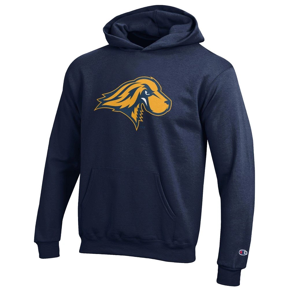 Youth Champion Navy Pace University Setters Eco Powerblend Pullover Hoodie