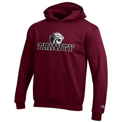 Youth Champion Maroon Trinity Tigers Eco Powerblend Pullover Hoodie