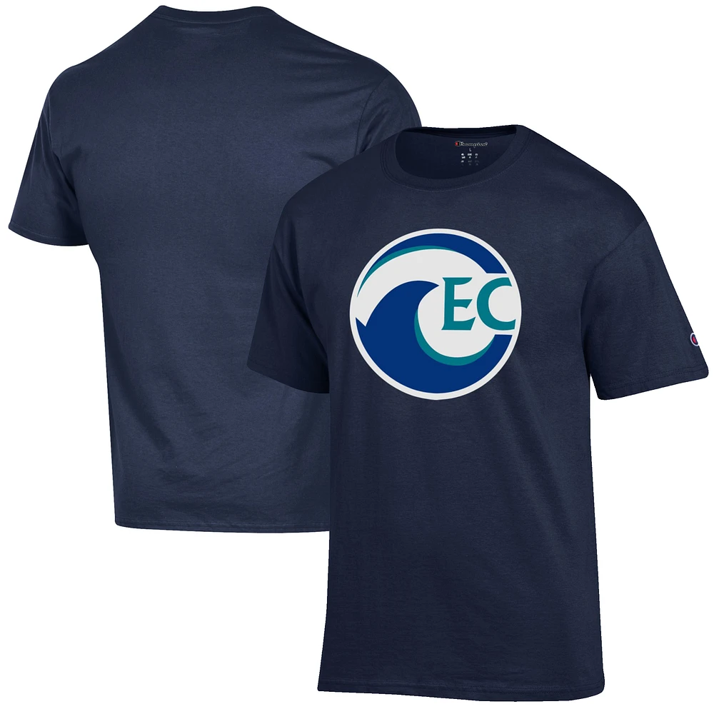 Men's Champion Navy Eckerd Tritons Primary Jersey T-Shirt