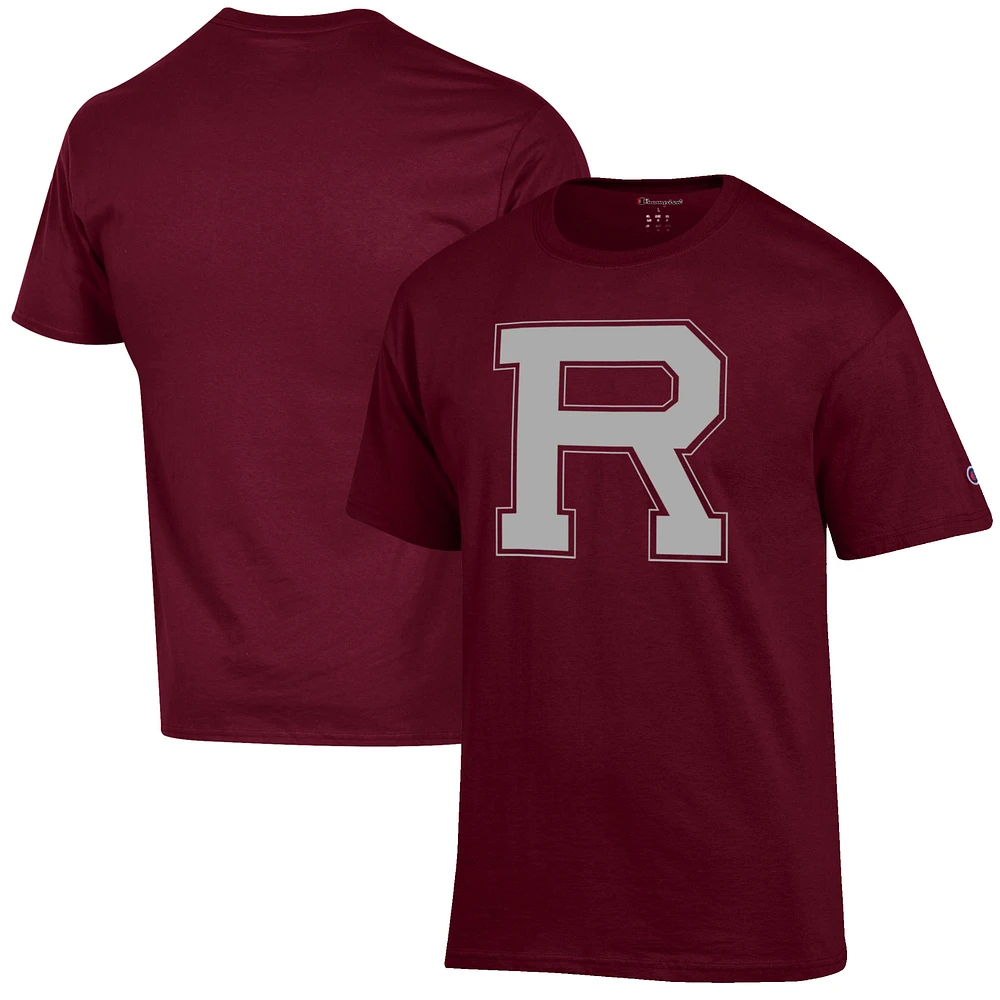 Men's Champion Maroon University of Redlands Bulldogs Primary Jersey T-Shirt