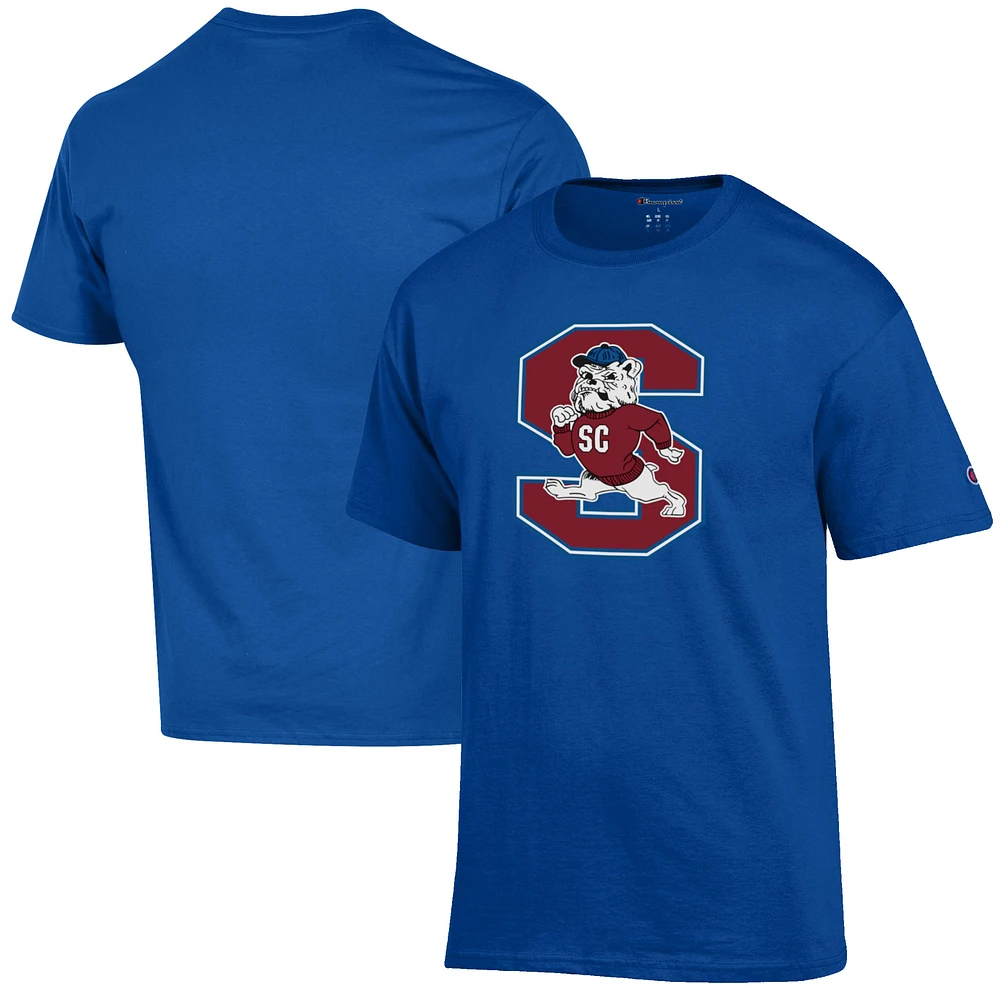 Men's Champion Blue South Carolina State Bulldogs Primary Jersey T-Shirt