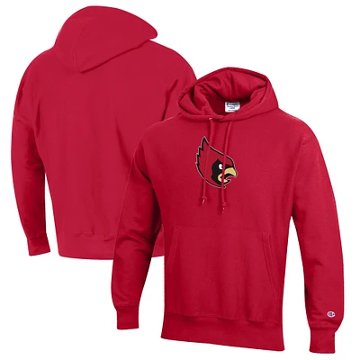 Men's Champion Cardinal Catholic University Cardinals Reverse Weave Fleece Pullover Hoodie
