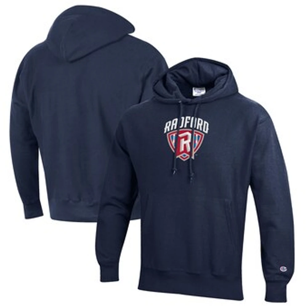 Men's Champion Navy Radford Highlanders Reverse Weave Fleece Pullover Hoodie