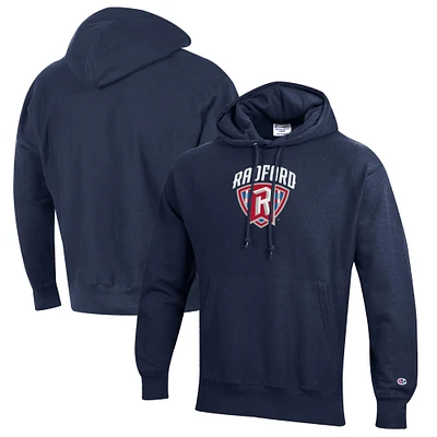 Men's Champion Navy Radford Highlanders Reverse Weave Fleece Pullover Hoodie