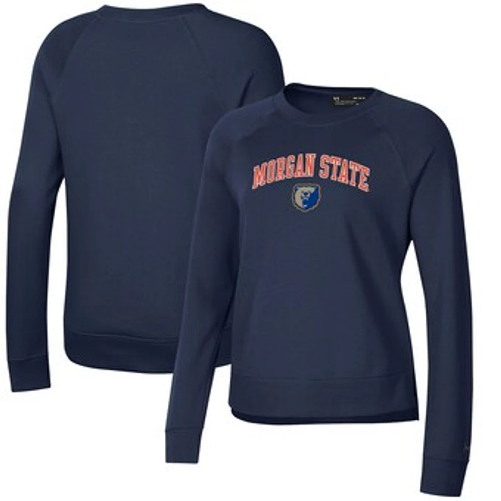 Women's Under Armour Navy Morgan State Bears All Day Pullover Sweatshirt