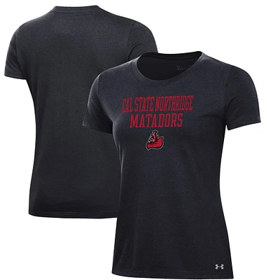 Women's Under Armour Black Cal State Northridge Matadors Performance T-Shirt