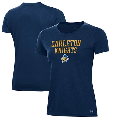 Women's Under Armour Navy Carleton Knights Performance T-Shirt