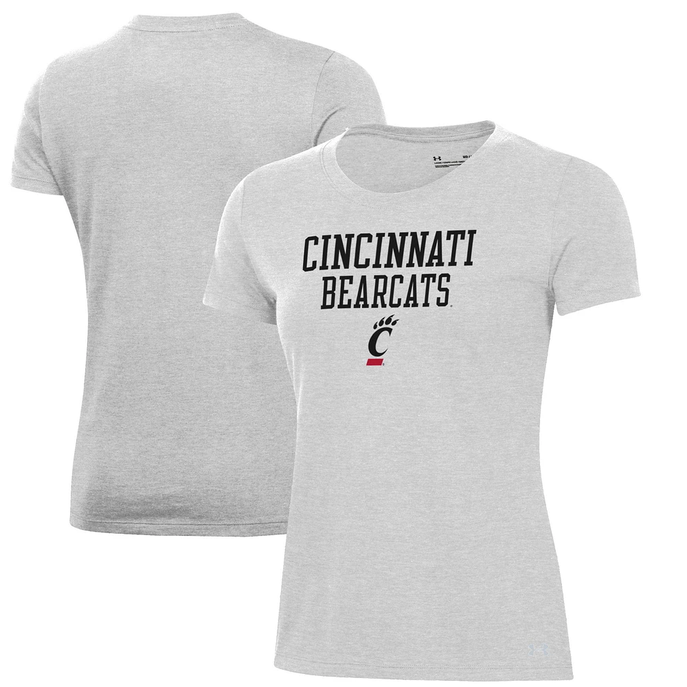 Women's Under Armour Gray Cincinnati Bearcats Performance T-Shirt