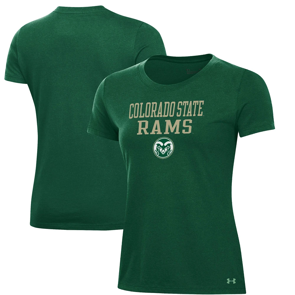 Women's Under Armour Green Colorado State Rams Performance T-Shirt