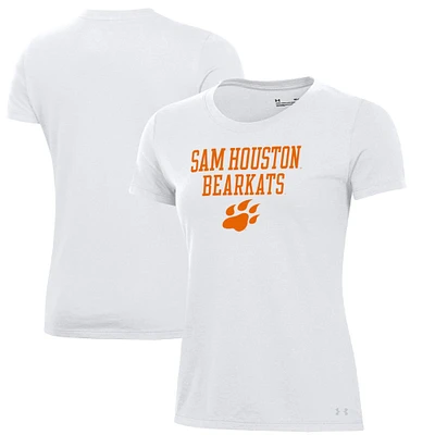 Women's Under Armour White Sam Houston State Bearkats Performance T-Shirt