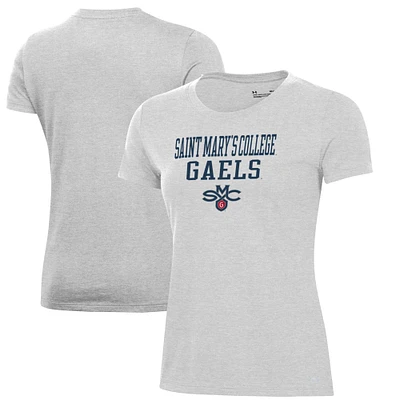 Women's Under Armour Gray Saint Mary's Gaels Performance T-Shirt