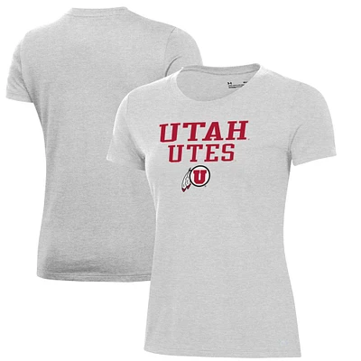 Women's Under Armour Gray Utah Utes Performance T-Shirt