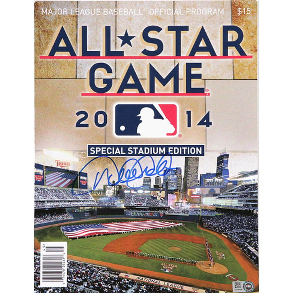 Derek Jeter New York Yankees Autographed 2014 All-Star Game Program