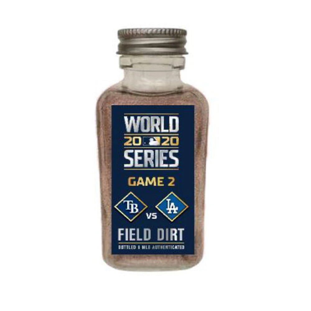 Tampa Bay Rays vs. Los Angeles Dodgers Game-Used Dirt Jar from Game 2 of the 2020 World Series