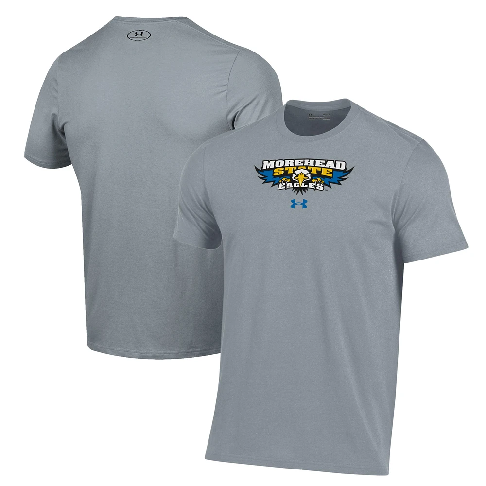 Men's Under Armour Gray Morehead State Eagles Performance T-Shirt