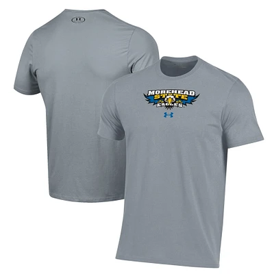 Men's Under Armour Gray Morehead State Eagles Performance T-Shirt