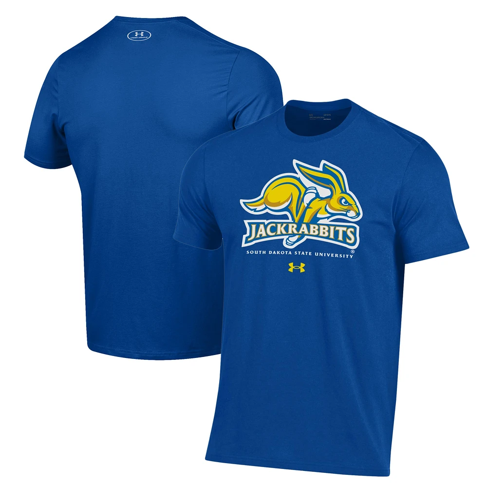 Men's Under Armour Blue South Dakota State Jackrabbits Logo Performance T-Shirt
