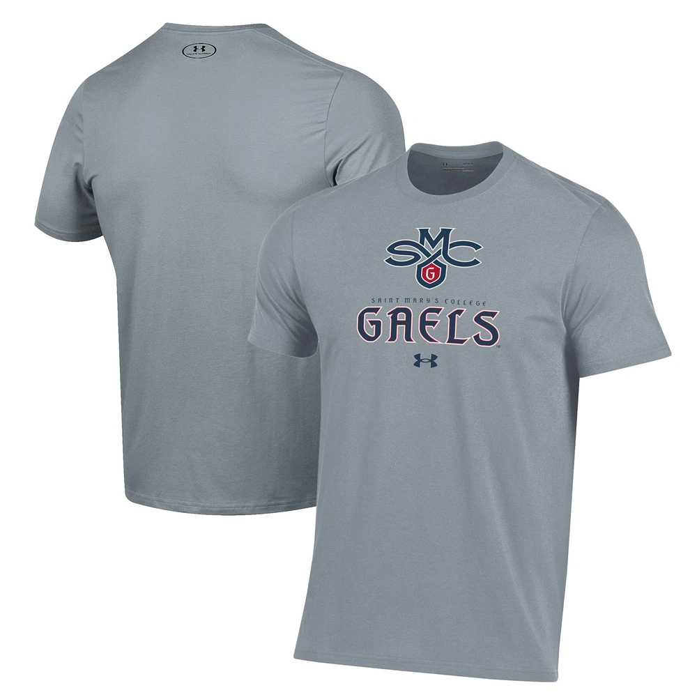 Men's Under Armour Gray Saint Mary's Gaels Performance T-Shirt