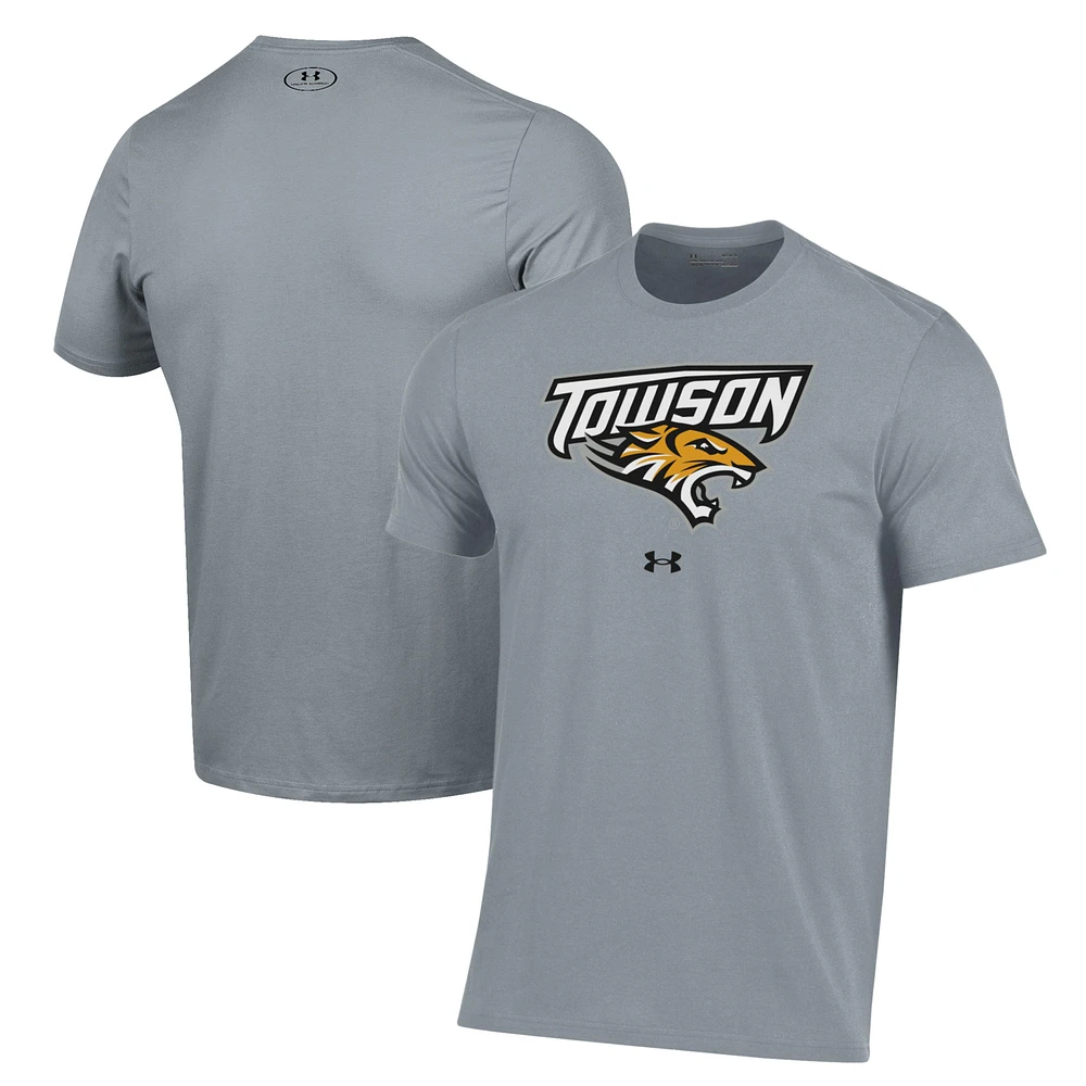 Men's Under Armour Gray Towson Tigers Performance T-Shirt